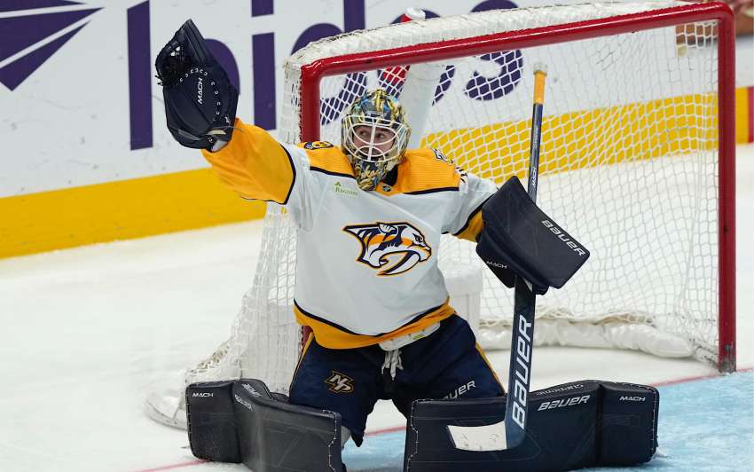 Yaroslav Askarov chce zůstat v NHL, aby měl šanci hrát